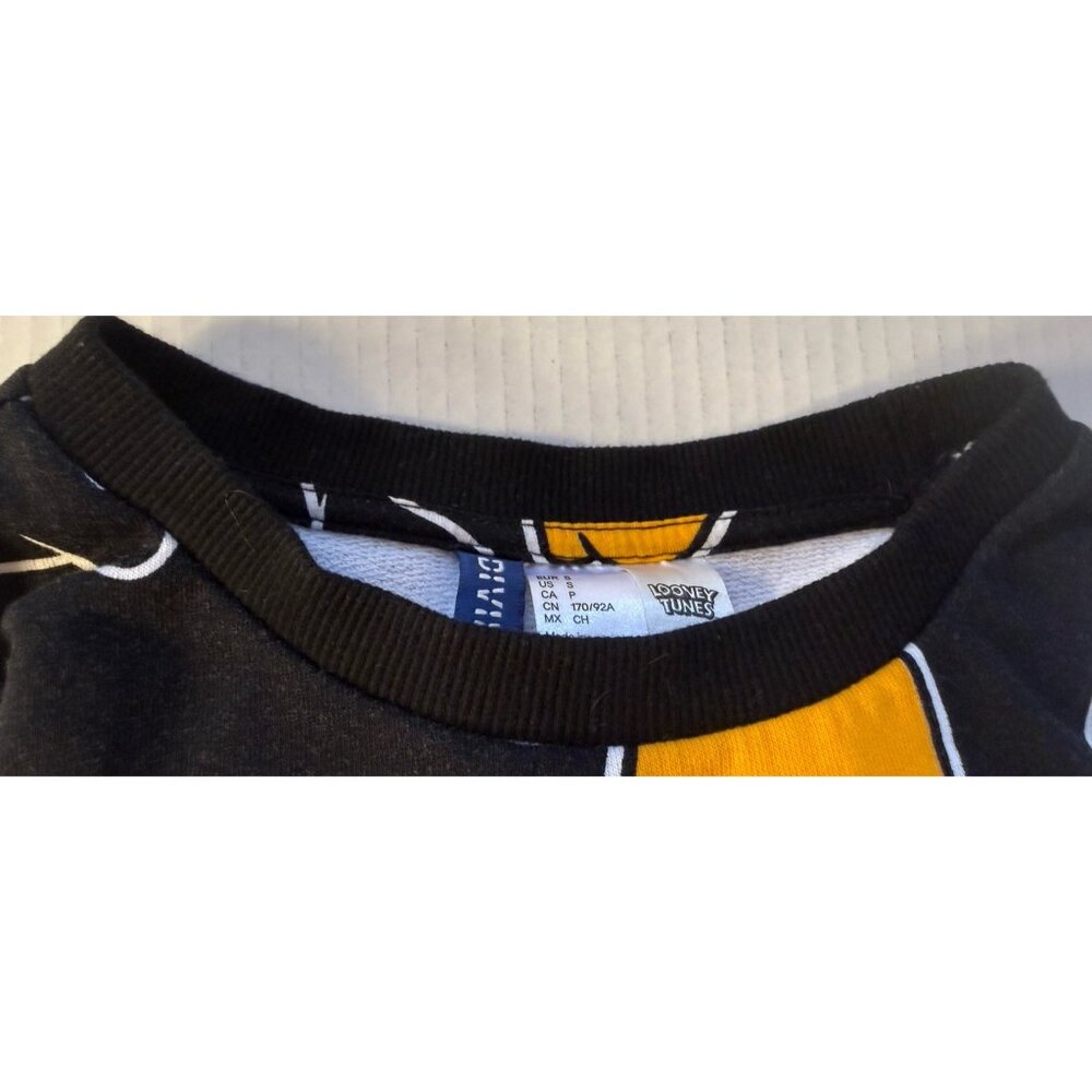 Daffy Duck Sweatshirt- Looney Tunes Unisex Adult Size-S H&M - Picture 8 of 13